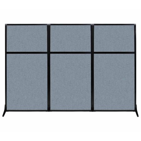 VERSARE Work Station Screen 99" x 70" Powder Blue Fabric 1841304